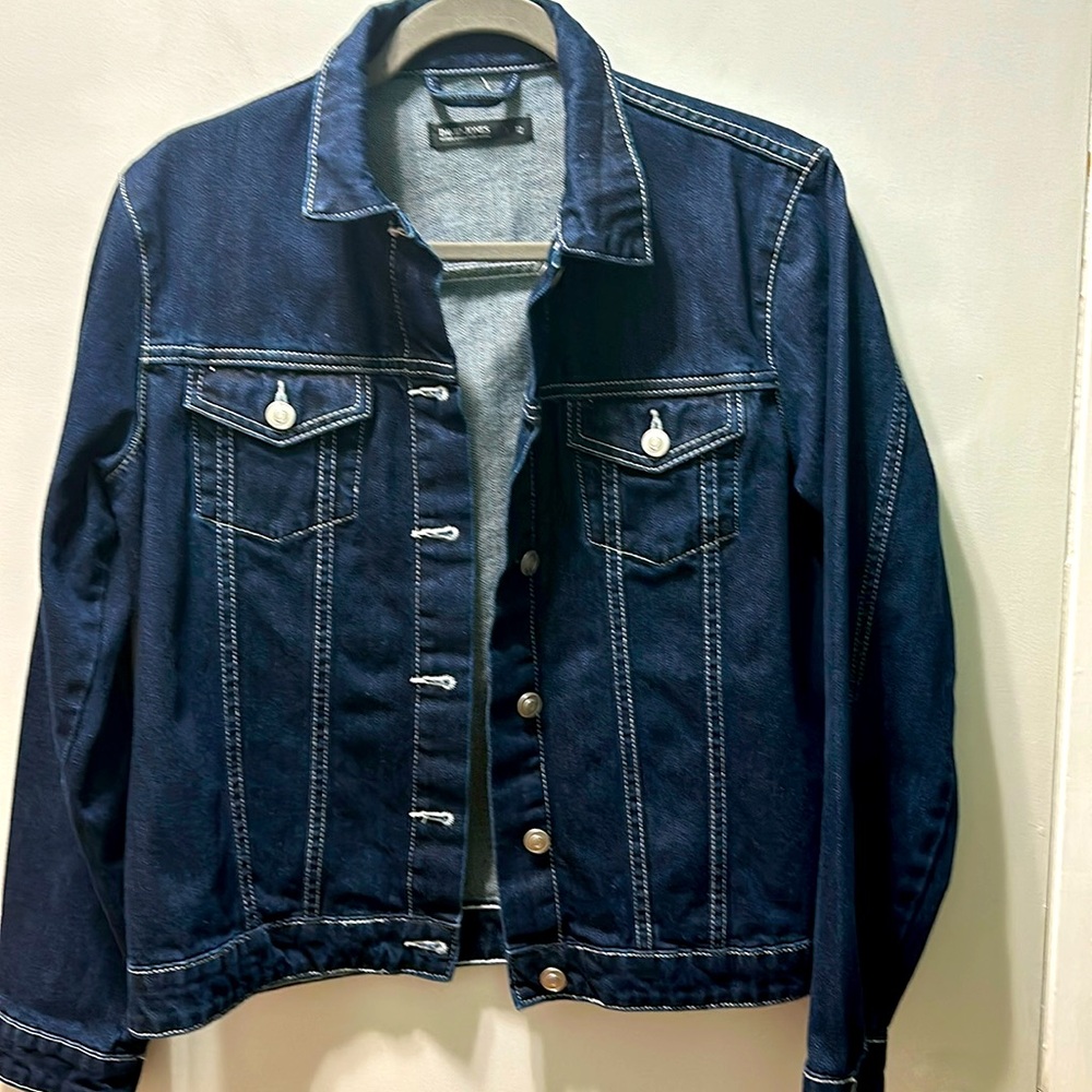 Women’s designer David Jones classic collection NWOT denim jacket size 12.